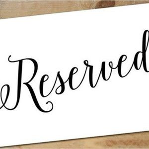 Reserved listing for @tdmartin_